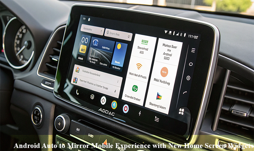 Android Auto to Mirror Mobile Experience with New Home Screen Widgets